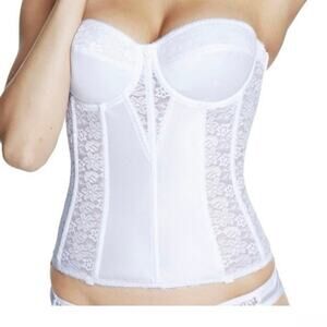 NWT Dominique white corset sz 36g